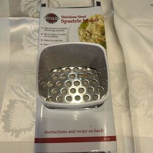 Norpro Stainless Steel Spaetzle Maker  NEW